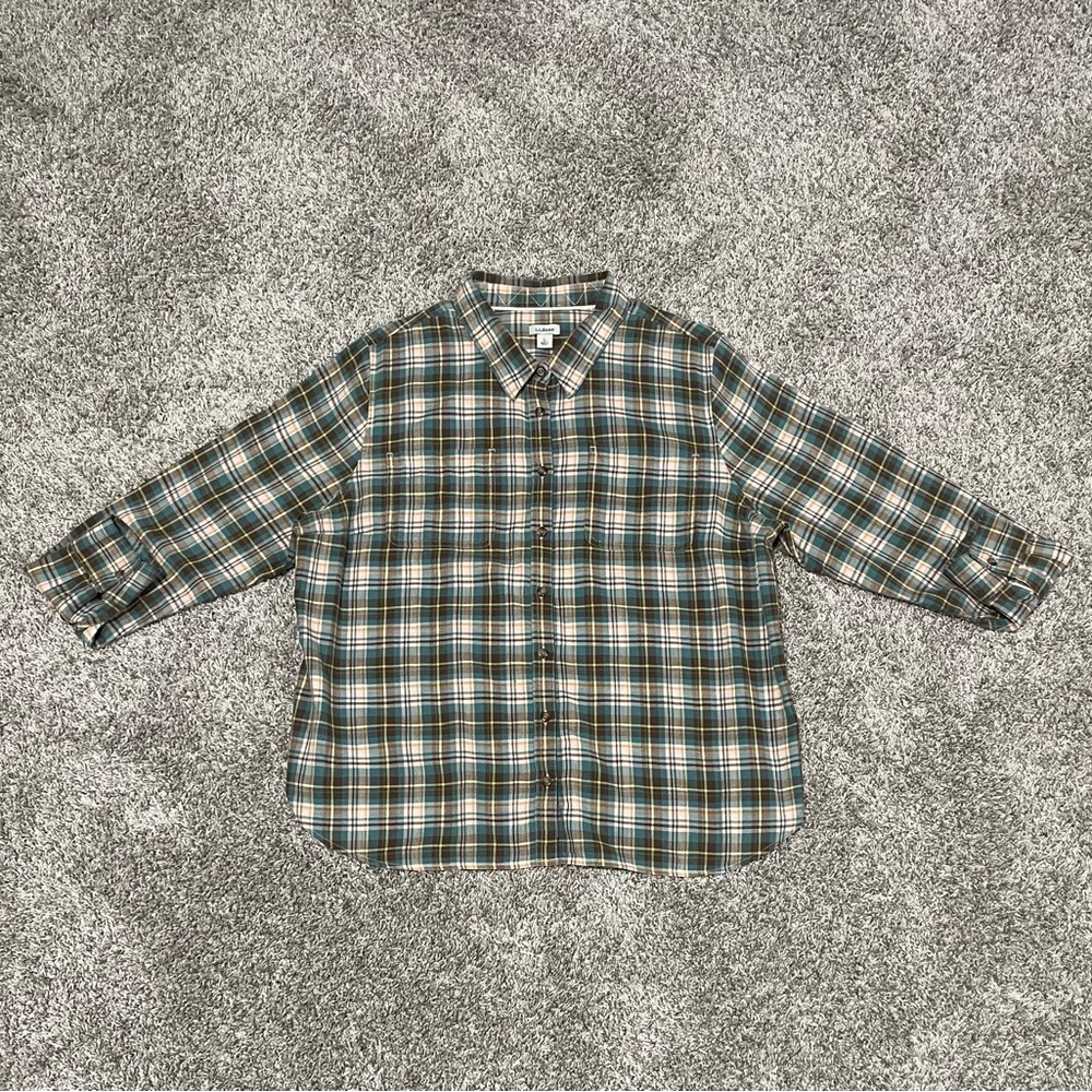 L.L Bean Button Up Flannel